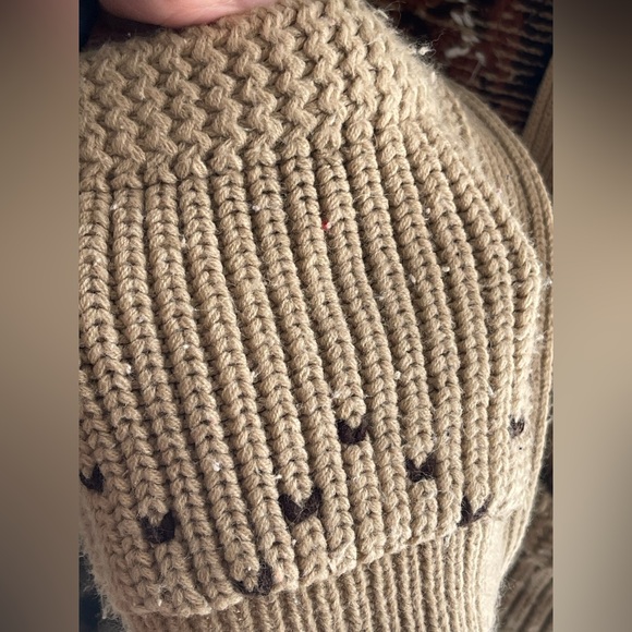 Miller Vintage Horse Cardigan Cowichan Sweater Knit Cowgirl Cowboy Western 70s - Picture 7 of 14